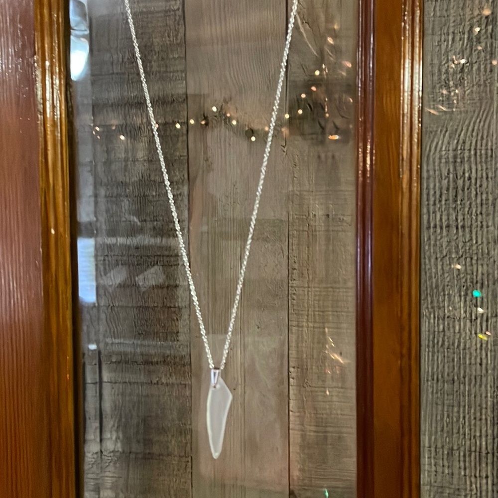 Montana Yellowstone River Glass Necklace
